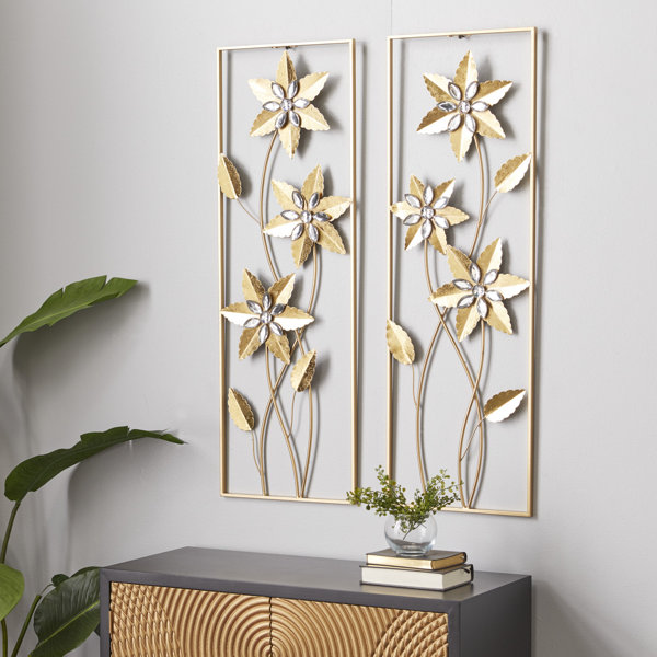 Rosdorf Park Metal Plants & Flowers Wall Decor & Reviews | Wayfair